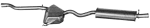 Center/Rear Muffler (25.43.09), Fiat Tipo 1.9 TD